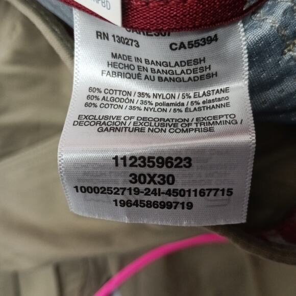 Wrangler All Terrain Chino Pants Men's 30x30 Brindle Stretch - Picture 6 of 8